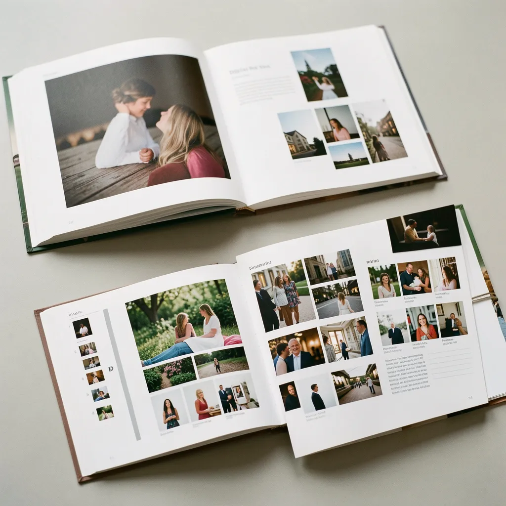 Digital photo book curation process