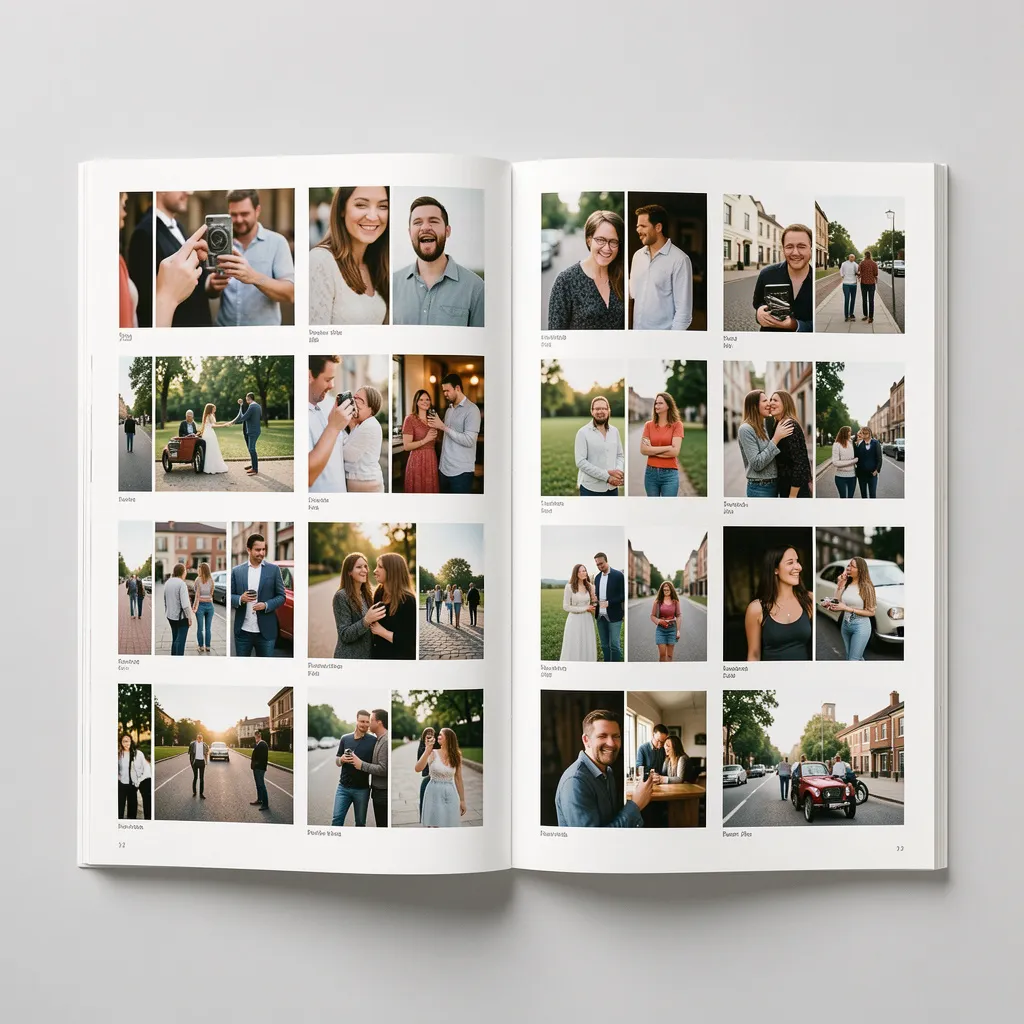 Professional photobook layout design